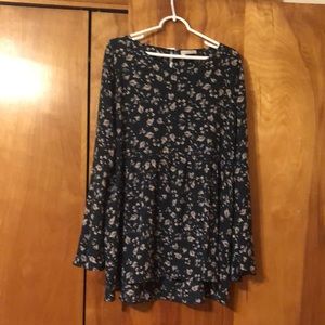 LOFT floral blouse